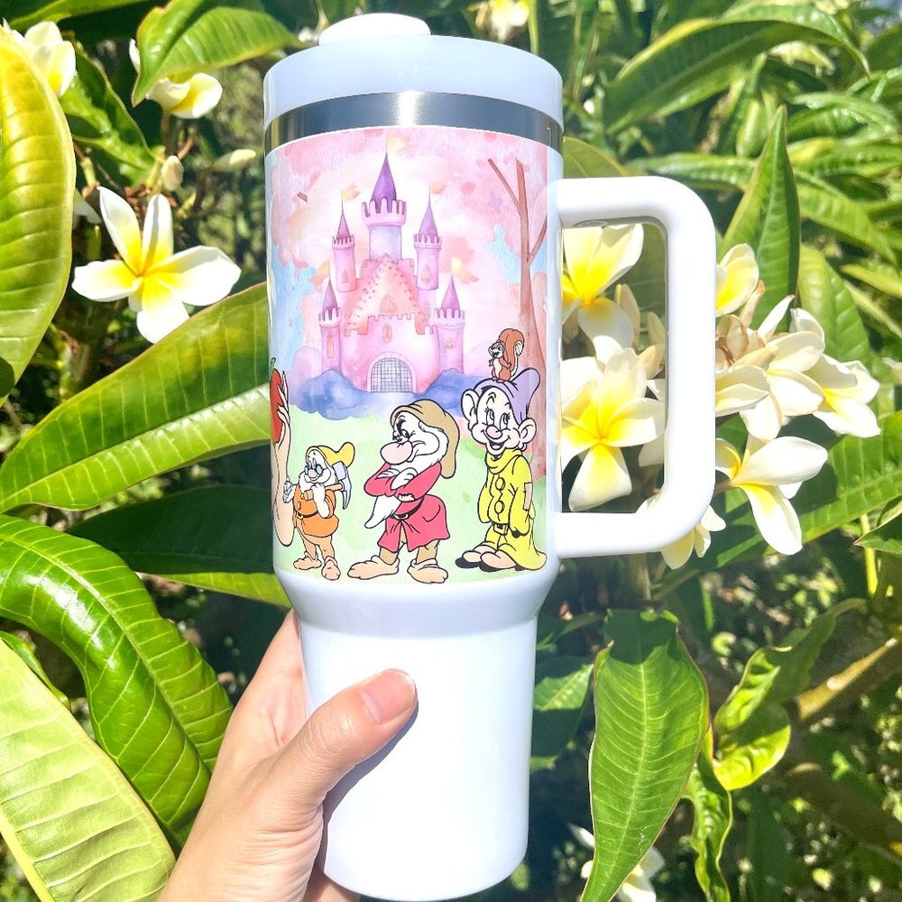 Disney Princess Snow White and the Seven Dwarfs Brand new 40 oz Tumbler … - Picture 2 of 6